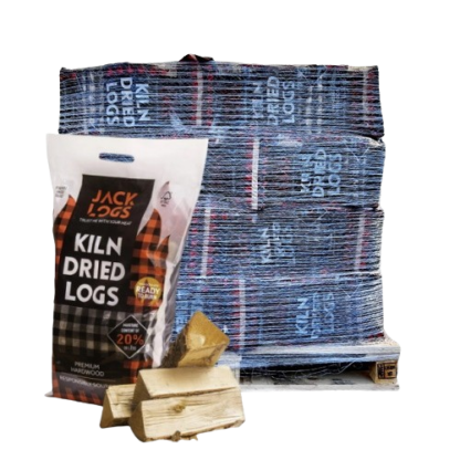 Kiln Dried Hardwood Logs (Sealed Bags)